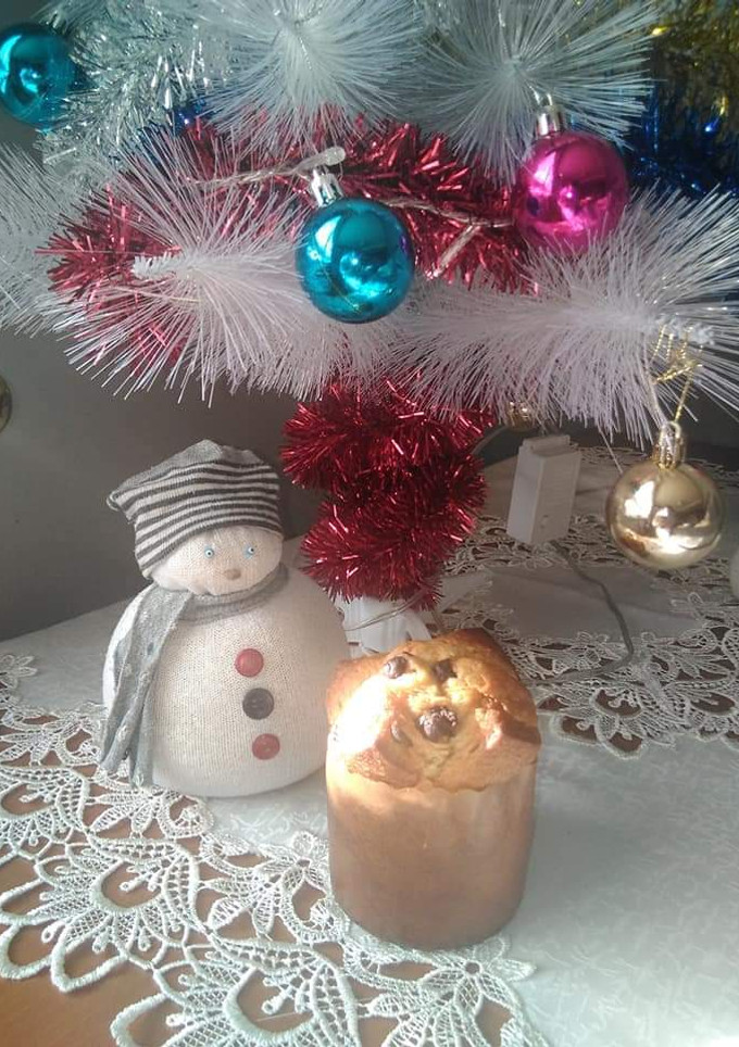 Una foto de Panettone