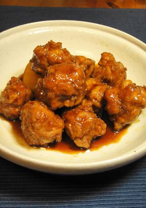 A picture of Fork-tender Pork Kakuni Simmered in 15 Minutes.
