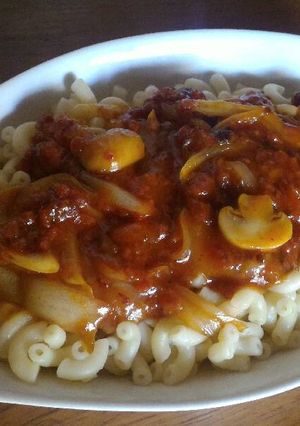 Foto resep Macaroni Saus Bolognese (Homemade)