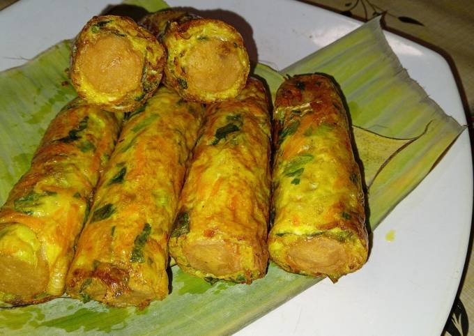 Resep 4 Sostel Sosis Telur Ala Ninu 🌯🥚 Oleh Eninui Cookpad