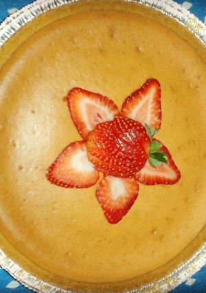 A picture of Strawberry Cheesecake.