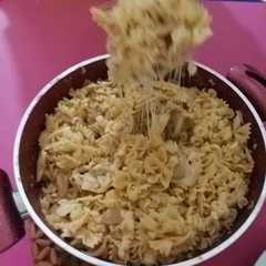 معكرونة بالفطر والجبنة-レシピのメイン写真