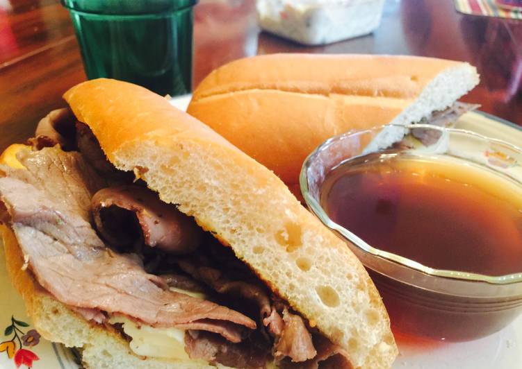 Recipe of Quick French Dip Sandwiches