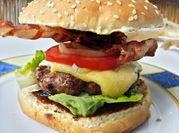 A picture of bbq burgers