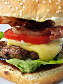 A picture of Ultimate Bacon Cheeseburger.