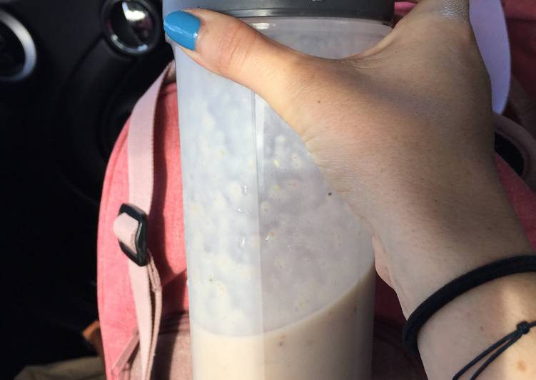 Recipe of Post-Workout Vanilla Flax Protein Shake in 10 Minutes for Young Wife