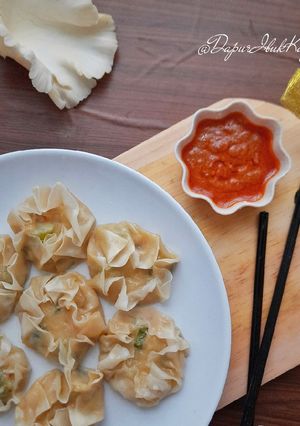 Foto resep 1163. Siomay Jamur Tiram Saus Kacang