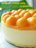 Mango and Coconut No Bake Cheesecake