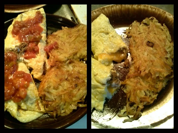Easy Way Prepare Brisket Omelette the  Makes Drooling Can spoil the tongue