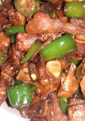 Foto resep Tetelan Sapi Tempe Masak Kecap Cabe Hijau