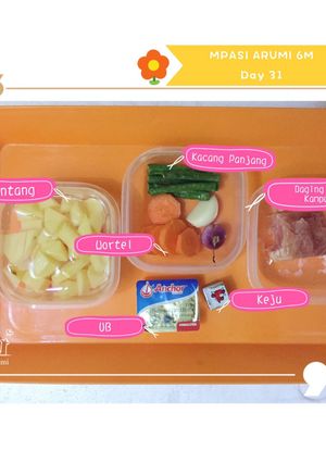 Foto resep 💕Mpasi Arumi 6M day 31💕