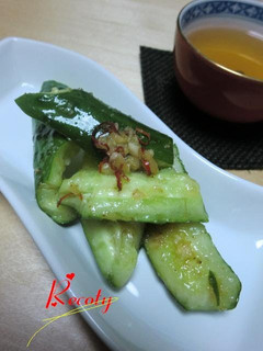 A picture of Standard and Simple Recipe for Addictively Delicious Pounded Cucumbers.