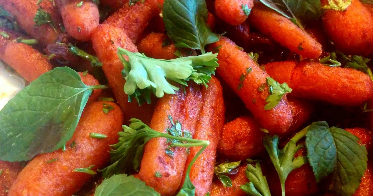 Carrot, Raisin, and Herb Salad