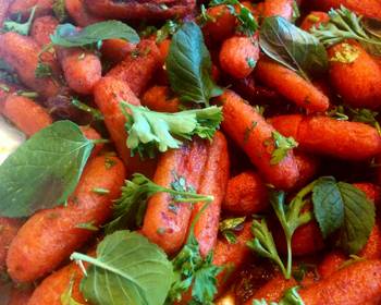 Ultimate Cooking Recipe Carrot Raisin and Herb Salad Delicious Perfect