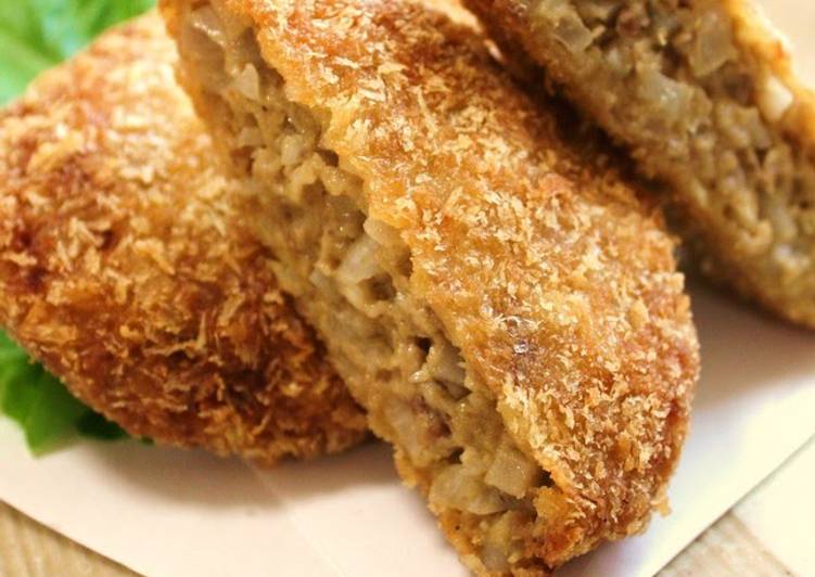 My Kids Love Crunchy Menchi Katsu with Lotus Root