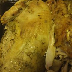 A picture of Simple roast turkey.