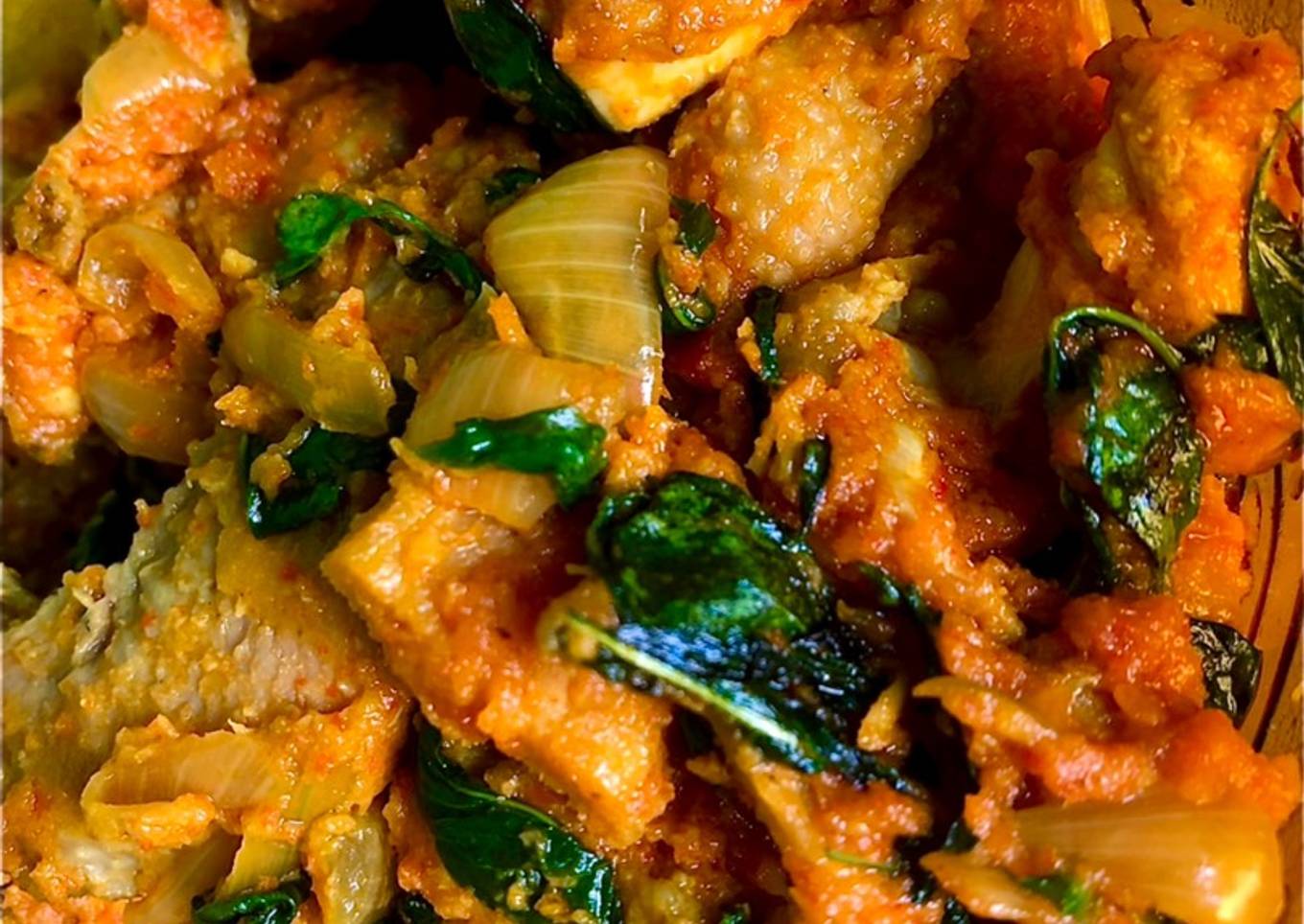 Ayam rica rica pedasss kemangi
