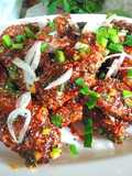 ปีกไก่กรอบซอสแจ่ว