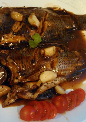 A picture of 3J's Adobong Tilapia.