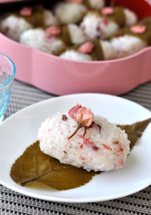 A picture of Cherry Blossom Sticky Rice.