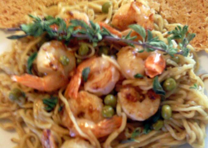 Recipe of Gordon Ramsay angel hair with shrimp