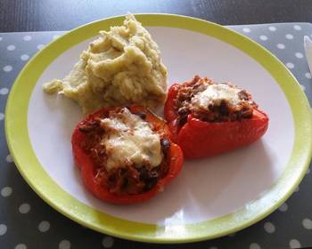 Update, Making Recipe Stuffed Bell peppers with mashed potatoes Delicious