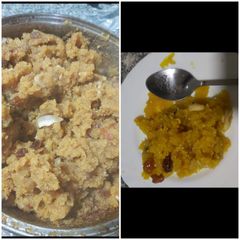 A picture of Dood wala halwa.