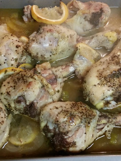 A picture of Lemon Garlic Chicken.