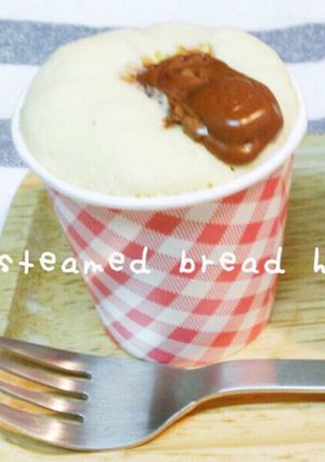 A picture of Microwave Steamed Bread with Pancake Mix.