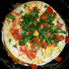 A picture of Layered Taco Bake.