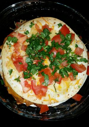 A picture of Layered Taco Bake.