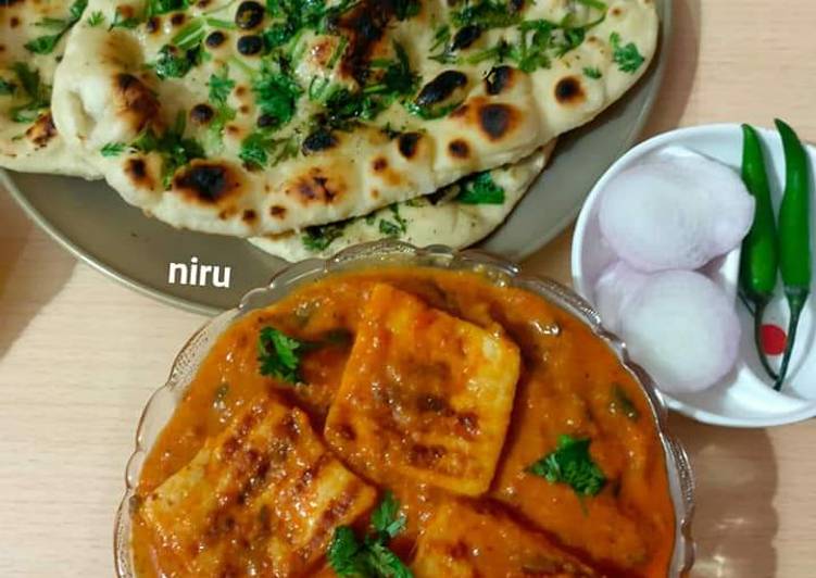 Step-by-Step Guide to Make Award-winning Paneer Butter Masala And Butter Naan