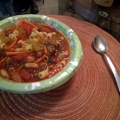 A picture of Pasta Fagioli Soup.