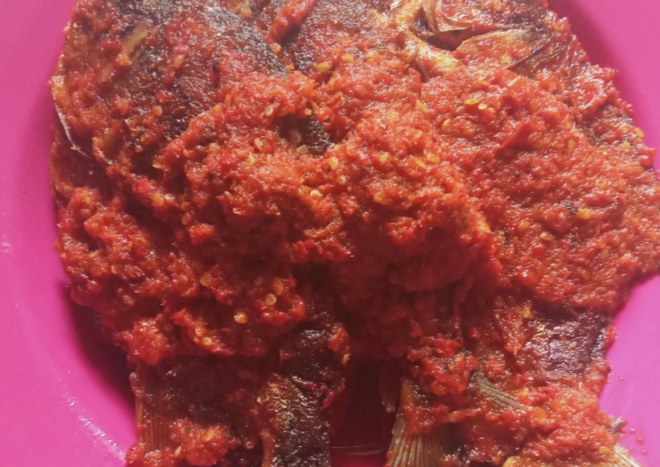 Ikan bawal sambalado