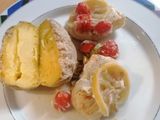 Μπακαλιάρος en Papillote με ψητές πατάτες