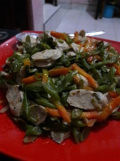 Foto resep Ca buncis otak otak