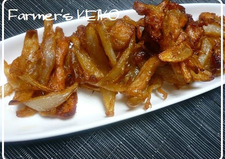 Step-by-Step Guide to Prepare Favorite Farmhouse Recipe: Chinese-style Onion Kakiage Fritters