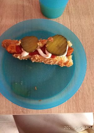 Csirke Hot-dog recept fotója