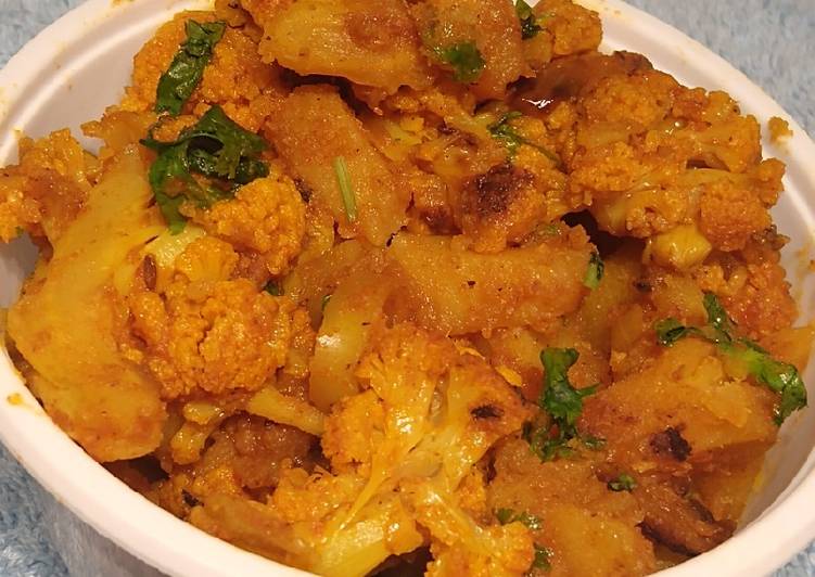 Recipe of Perfect Cauliflower &amp; Potato(Aloo Gobhi)