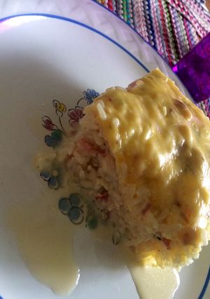 Una foto de Pastel de arroz
