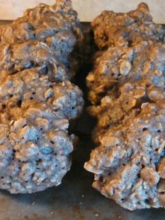 A picture of Vanishing chocolate chocolate chip oatmeal cookies.