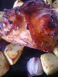 Honey baked ham shank