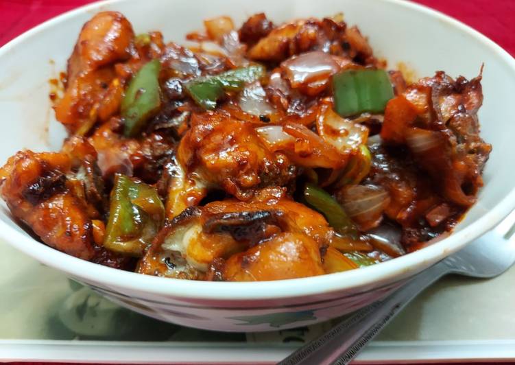 Recipe of Quick Indo Chinese Chilli Chicken Dry