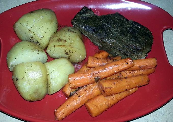 Steps to Make Quick Crock Pot Beef Roast & Vegetables