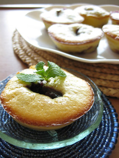A picture of Berry Jam Mini Cheesecakes.
