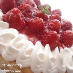 A picture of Strawberry Cheesecake Tart.