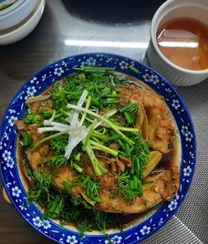 cá song hấp xì dầu