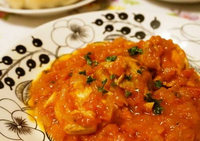 Recipe of Favorite Chicken Tomato Simmer (Chicken Cacciatora)