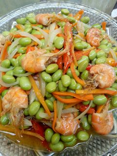 Foto resep Oseng Edamame Udang