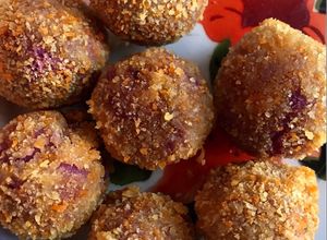 Foto resep Bola Ubi Coklat Lumer